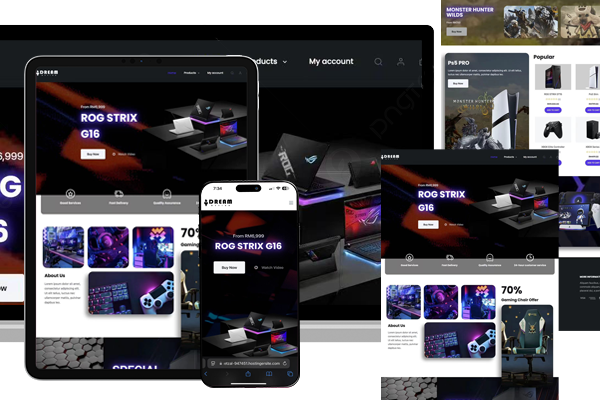 Home 6 Create Your Own Custom Website-Malaysia-Johor Landing Page Package Services